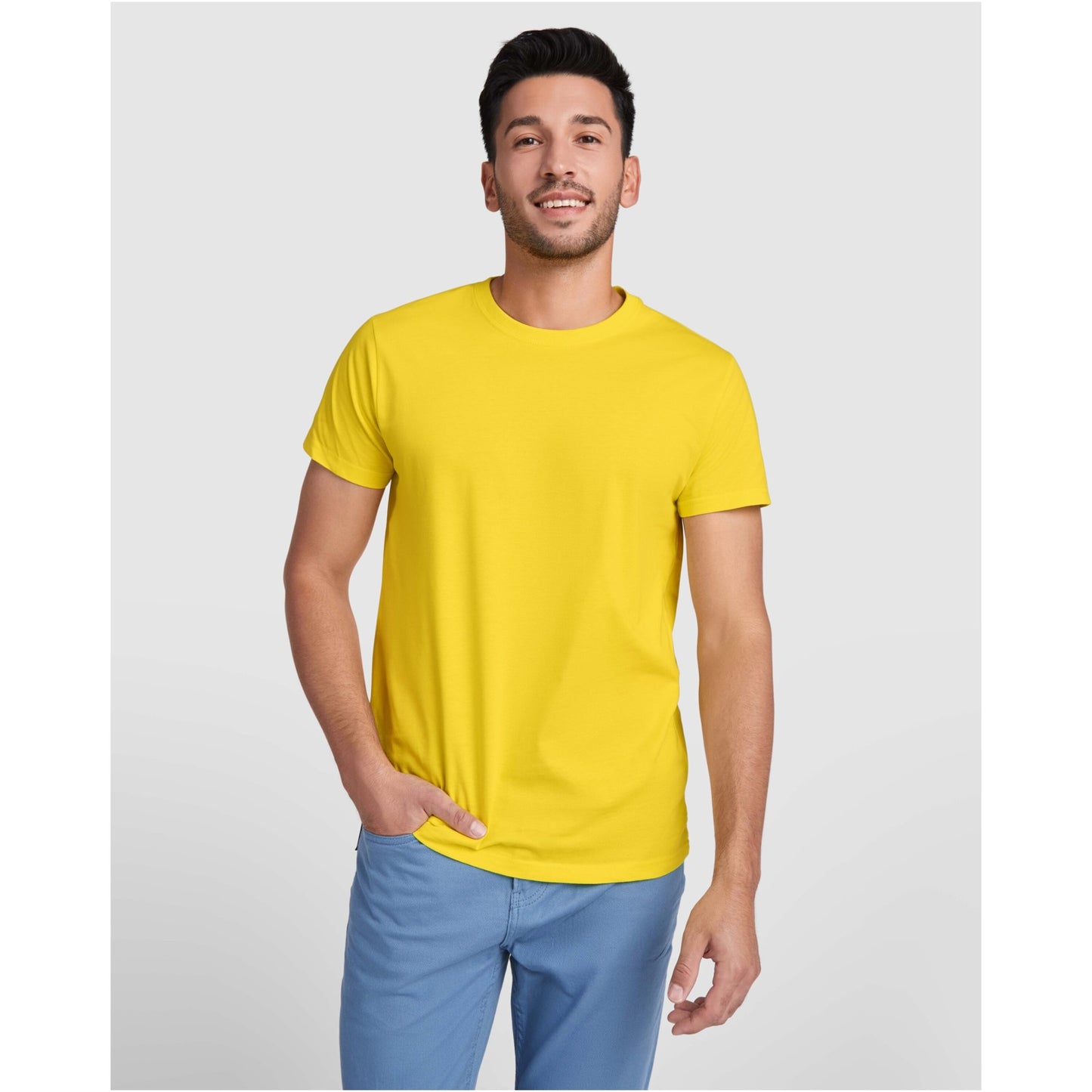 Sunshine Yellow Half Sleeve T-Shirt for Men