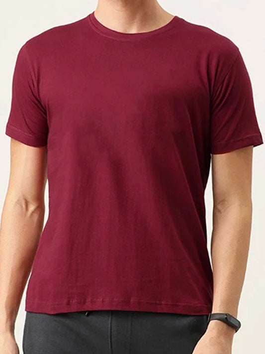 Plain Maroon T-Shirt